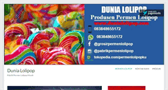 Desktop Screenshot of dunialolipop.com